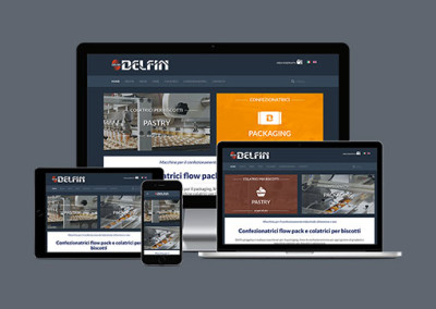 Realizzazione sito web aziendale Delfin.it