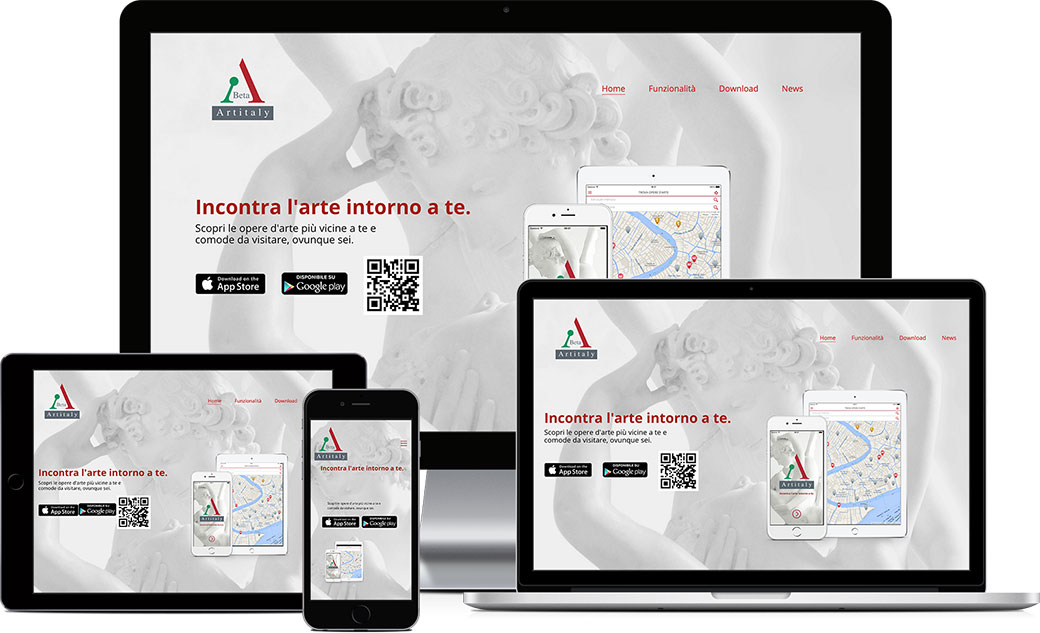 Artitaly-app.com sito web responsive